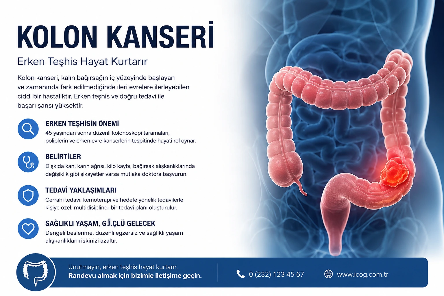 Kolorektal Kanser Nedir? Kolon ve Rektum Kanserinde Tanı ve Tedavi